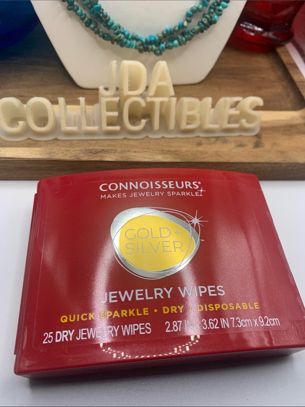 Connoisseurs Gold + Silver Jewelry Wipes — Red Pack ~ NEW